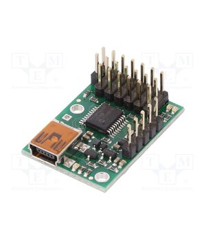 MICRO MAESTRO 6-CHANNEL (ASSEMBLED) Servo controller; USB-UART; Ch: 6; 216x305mm; 5÷16VDC; 33÷100Hz 2mgpiEsGLtL26ww8ZFvX1tP30jR2rGF4r3luPKZcIoI