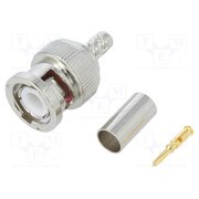 112514 Connector: BNC; plug; male; straight; 50Ω; crimped; for cable; POM rWHTnm-pnVTWm_nxVCiH3EftTF-iubumzX9LuYhEQ7g