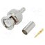 112514 Connector: BNC; plug; male; straight; 50Ω; crimped; for cable; POM rWHTnm-pnVTWm_nxVCiH3EftTF-iubumzX9LuYhEQ7g
