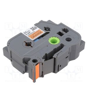 TZE-B51 Tape; 24mm; 5m; orange; Character colour: black; laminated,glued Q_rrjA6Y5H23hhNy5ENikL1gAvmKEqbVWa3E-VqVilE
