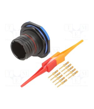 D38999/24ZC98PN Connector: military; socket; male; military; PIN: 10; straight; 7.5A ClP6mY0KsJ2OWA8mF1wxhE40AVhP5pfbr17PI7DIqgM
