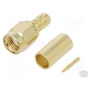 132113 Connector: SMA; plug; male; straight; 50Ω; soldering,crimped; PTFE Qqmr9Gc_lV7W-TrbGOZqyfLCzt3KAblS5wGhyyVf0F8
