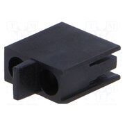 FIX-LED-305 LED housing; 3mm; polyamide; angular; black; UL94V-2; H: 10mm arlgE4ra4UtC6fN97W2ehTlxFbvDMDByVoTVfs4zOQM