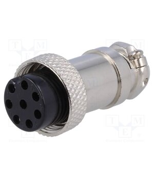 VG04019 Connector: microphone; plug; female; PIN: 8; for cable; straight ndgXcAjR8lRliRsDOknWGoBhYspPAUNyUaiTPAQjc6Y