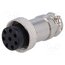 VG04019 Connector: microphone; plug; female; PIN: 8; for cable; straight ndgXcAjR8lRliRsDOknWGoBhYspPAUNyUaiTPAQjc6Y