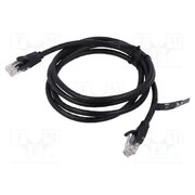 IBEBK Patch cord; RJ45 plug,both sides; U/UTP; 6; stranded; CCA; 8m; PVC 0wmPzm8J0LBI-hWLzbUZ-hZNmvY6cS6uPuR0LZf-ufY