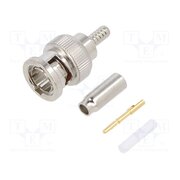 031-70013 Connector: BNC; plug; male; straight; 75Ω; crimped; for cable; PTFE hUh-AmR65bNlAMw1Qkkq_wxbrfAgSn6J_essd1HGI0Y