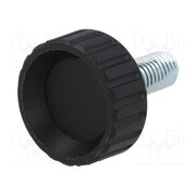 6763 Knob; Ø: 32mm; Ext.thread: M10; 20mm; H: 22mm; polyamide; knurled HTI8VCTPpCzMPsr1GkOwygq0eHMuRXTpi6wpEeU8Uis
