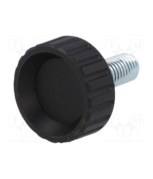 6763 Knob; Ø: 32mm; Ext.thread: M10; 20mm; H: 22mm; polyamide; knurled HTI8VCTPpCzMPsr1GkOwygq0eHMuRXTpi6wpEeU8Uis