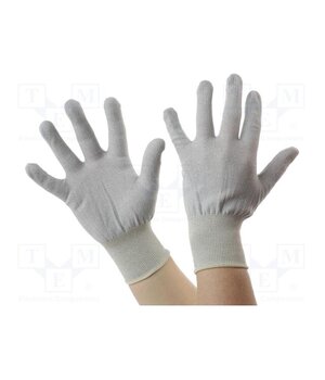 109-0436 Protective gloves; ESD; S; Features: dissipative; grey (bright) hB3QU6iQV9THjbK2LaDmN8x7_VPrJVTCchrJ8gxg65o