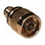 242130 Adapter; N male,TNC female; Insulation: PTFE; 50Ω; brass; 11GHz Q7t669VgoltYTUC17GFukk6Aj6U116OebrJOfvALV80