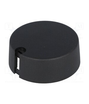 A1040649 Knob; with pointer; plastic; Øshaft: 6mm; Ø40x16mm; black; push-in do_cv0hUioqEGwH6MEydobB_vGE-4RgB3LIVQGvfoSo