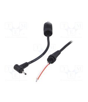 AK-SC-07 Cable; 2x0.5mm2; wires,DC 2,5/0,7 plug; angled; black; 1.2m rx6UlmHojhN_10YvJETyQvh0G_TPApX4JdLTC5MYQf8