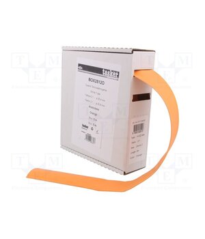 BOX 2512 O Heat shrink sleeve; glueless; 2: 1; 25.4mm; L: 5m; orange uiNyAWkPeqkPHY3_NV2E9uD1ysPIOq2T4jZL4givgSI