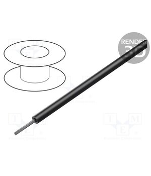 1851 BK001 Wire; HookUp Wire; stranded; Cu; 30AWG; PVC; black; 600V; 305m dj1jI9RxPnEImxKsdpS7fhe6HkrrGA6aeeE1aG8NjrU