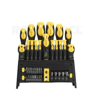 SKRŪVĒJI un UZGAĻI, 39 gab. komplekts, ar statīvu

 IRATR39D.jpg