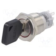 LAS1-AGQP-22Y/31/S Switch: key switch; Stabl.pos: 3; Contacts: 3PST; Ø19mm; Key: flat ZCYJQWVjv8tSENrye02qj46ugXgqQgmsW_0nvHrB78M