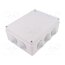 2716-02 Enclosure: junction box; X: 198mm; Y: 249mm; Z: 81mm; IP55; grey oPfDPHw4Uigi3OjMMoRuBRdyqBvs5SBGLCFVPhUqlWo