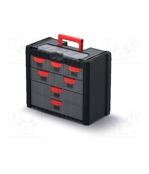 KMC401 Set with containers; polymer; transparent; black; 400mm; 200mm cs_3ke7oq5VXATgZUnjMj_9wtHva0x5ylXZQuupTq_U