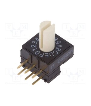 A6RV-162RS Encoding switch; HEX/BCD; Pos: 16; THT; Rcont max: 200mΩ; A6RV SRvLHJwTZWj0pzZrCVy4IQmMVfrlu74rVWHtRJXM_3k
