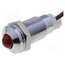 AMQD08/ALD504L030 Indicator: LED; prominent; red; 24VDC; Ø8mm; Plating: chromium GwlYAqMCpfYgLVPO9QxhBFmSoZJc57bO6nHeOq_a4n8