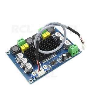 Digitālais audio pastiprinātājs XH-M543, 2x120 W, 24 VDC, TPA3116D2

 ABA062.jpg