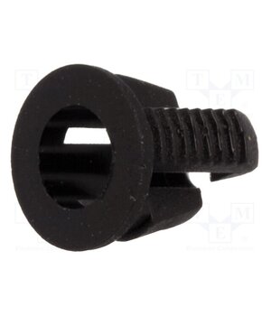 FIX-LED3-20 LED holder; 3mm; one-piece; black; UL94V-2; L: 5.8mm; polyamide BDkdTIQFl68blo_afcuHn_FtepquLpZ7LkzyhOAWC1A