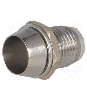 LC-05B LED holder; 5mm; chromium; brass; concave; L2: 10mm nH-MBu8fgSOpO93rQY-8rzw-GuX7W3CqYgbXivW0JUY