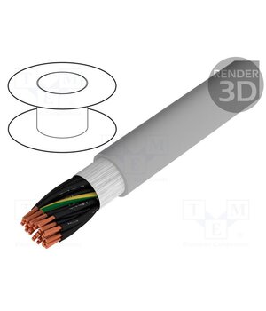 0026110 Wire: control cable; ÖLFLEX® FD CLASSIC 810; 50G0.5mm2; PVC; grey 8FkIcPTelHKPUZL6rTJDTUHE1p8w34rR5rynul7f6Lc