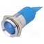 SSBD22H4249 Indicator: LED; recessed; blue; 24÷28VDC; 24÷28VAC; Ø22.2mm; IP67 t2YKHVd6SxaVJRwV-KLUADPQ3f4zjNYrnV0T-tMRzO8