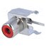 CC-132-R/1 Connector: RCA; socket; female; MINI; angled 90°; THT; Marker: red -3Ko2kjhtjVg0RFgE6YTo5ee8bz3IcA7-ZDCQPf2ON4