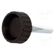 6758 Knob; Ø: 32mm; Ext.thread: M8; 40mm; H: 22mm; polyamide; knurled yp1gGMiUsAqKARXsd-kHBioqu2udsJeawd2MHtbraI4