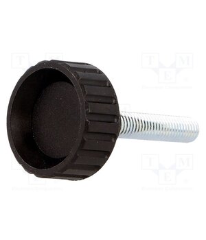 6758 Knob; Ø: 32mm; Ext.thread: M8; 40mm; H: 22mm; polyamide; knurled yp1gGMiUsAqKARXsd-kHBioqu2udsJeawd2MHtbraI4