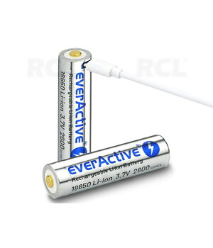 UZLĀDĒJAMA BATERIJA Li-Ion 3,7 V 2,6 Ah ar USB uzlādes funkciju (mikro USB ligzda)

 BAL1865_26U.jpg