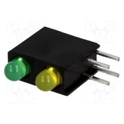 L-7104MD/1LG1LYD LED; in housing; 3mm; No.of diodes: 2; yellow/green; 2mA; 40° o3jHwkIUbNpWIuGWkbPDfbmRdCk5YdVM_6UgugNpQiU