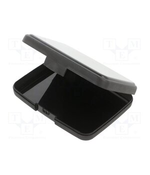 025-0003 Container: box; protective; ESD; black; polypropylene; 97x71x20mm Se_vpmtn69cLB3T4Km5Sb04hnTa-FGzxqeJ35pgG9Gg