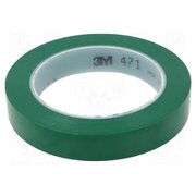 471-19-33/GN Tape: marking; green; L: 33m; W: 19mm; Thk: 0.13mm; 2.5N/cm; 130% ED7-YO4vF8E4r10mcEP6vUIFsZG8uCiLzdlf-mXsLYE