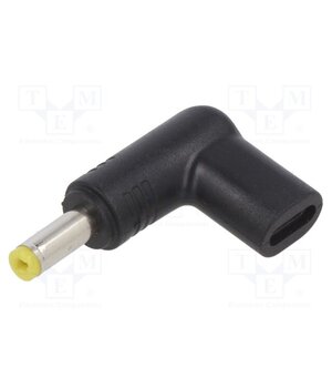 AK-ND-C03 Adapter; USB C socket,DC 4,8/1,7 plug; black; angular; 100W; 5A RGX0KEjiyh-ZmCrMtYgfBRMBTx5d4FM5BkSSeJjaoKU
