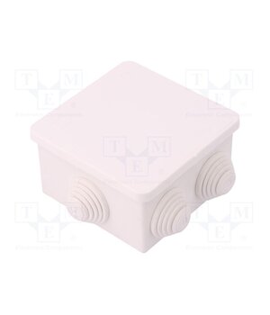 0245-00 Enclosure: junction box; X: 78mm; Y: 78mm; Z: 44mm; wall mount; IP55 RX8wI0t7JP1iCImmHBM4Kya-xf9c1K96ozMDeRQ5l1c