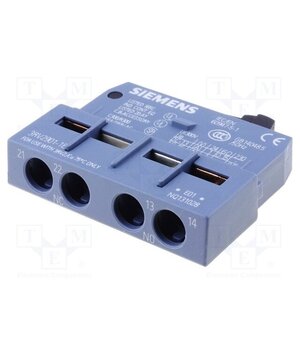 3RV2901-1E Auxiliary contacts; NO + NC; front; Leads: screw terminals n6tiHT3ORwrmwNzGcDXmvE0EUT9AsAeU7U28l6aQPnw