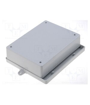 KM-38 GY Enclosure: specialist; X: 132mm; Y: 111mm; Z: 40mm; ABS; grey X5-ZUlXUXxvDSOaSZvDTYWNxAmVE-JJ8HSu90Qsjeig