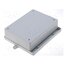 KM-38 GY Enclosure: specialist; X: 132mm; Y: 111mm; Z: 40mm; ABS; grey X5-ZUlXUXxvDSOaSZvDTYWNxAmVE-JJ8HSu90Qsjeig