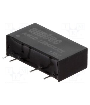 AM1D-1224SH30Z Converter: DC/DC; 1W; Uin: 10.8÷13.2VDC; Uout: 24VDC; Iout: 40mA YVvcgfpYDwbKixs4q4u1ASVJkbBHqYHgmurmUBzqHME