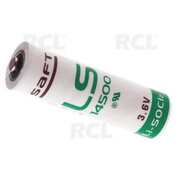 Litija 3,6 V AA 2600 mAh SAFT, ø14,5×50 mm LS14500

 BSL6_26SF.jpg
