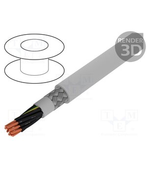 470121CY GE033 Wire; Pro-Met; 12G1mm2; shielded,tinned copper braid; PVC; 100m HEtiN7kpLucsKkZLHThiYhRVbHQmCA3nz7DaXOO5C2s
