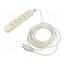 5907570042711 Extension lead; 3x1.5mm2; Sockets: 5; PVC; white; 3m; 16A; PRO z6LvPWf123mpafzK830BSxw-EMrevO96v6Q5ZrsqTx8