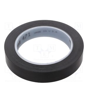 471-19-33/BK Tape: marking; black; L: 33m; W: 19mm; Thk: 0.13mm; 2.5N/cm; 130% zUN6jdrjeBrvcBmhYCC2hWDmnWj0tt2FRZHEj-akUVo