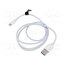 LAIWF Cable; Apple Lightning plug,USB A plug; nickel plated; 1m; white 5lSlJjNldlnuX0COKfKTWUG8QsmhiIWmfn4YKaldajY