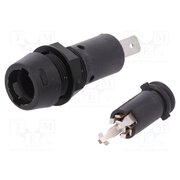 3101.0210 Fuse holder; 5x20mm; 10A; 250VAC; FPG1; on panel; black; UL94V-0 7kSaHMHhRdITXHW1MvWLOoRUjyyD8jDiliOHxiKYct8
