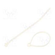 7TAG009570R0002 Cable tie; with a metal clasp; L: 92mm; W: 2.3mm; white; 80N LSxXkvHEca3XWIgAOoOcaPmHcvBTcIMuQgpPsnxfY20